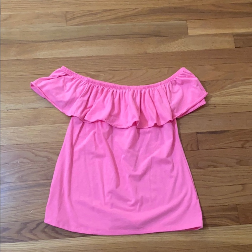 Lily Pulitzer Off the Shoulder Shirt